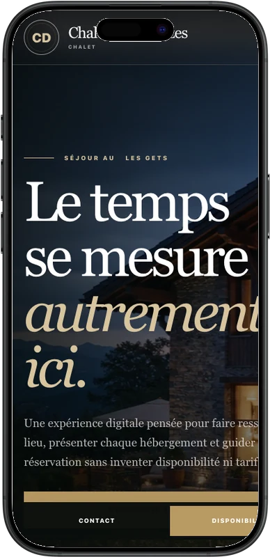 La même démo sur iPhone