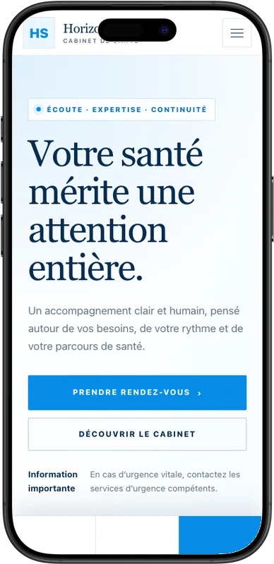 La même démo sur iPhone