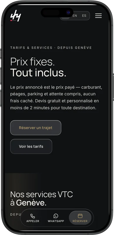 YHY Switzerland, mobile version